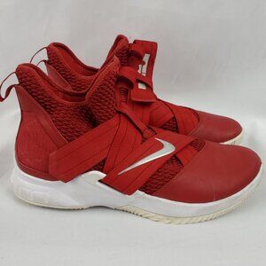 Nike Lebron Soldier Xl 15TB Red Basketball Shoes 2017 Sz 15 Mens